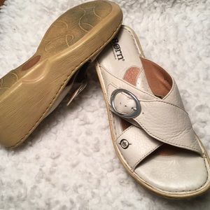 Cream color Born sandals