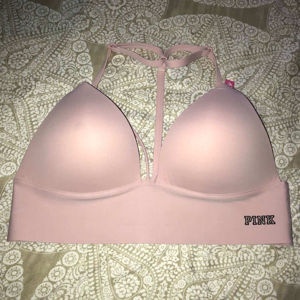 Pink Padded Bonded bra