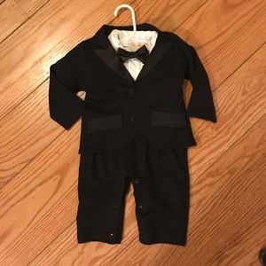 Baby Tuxedo Romper with Jacket