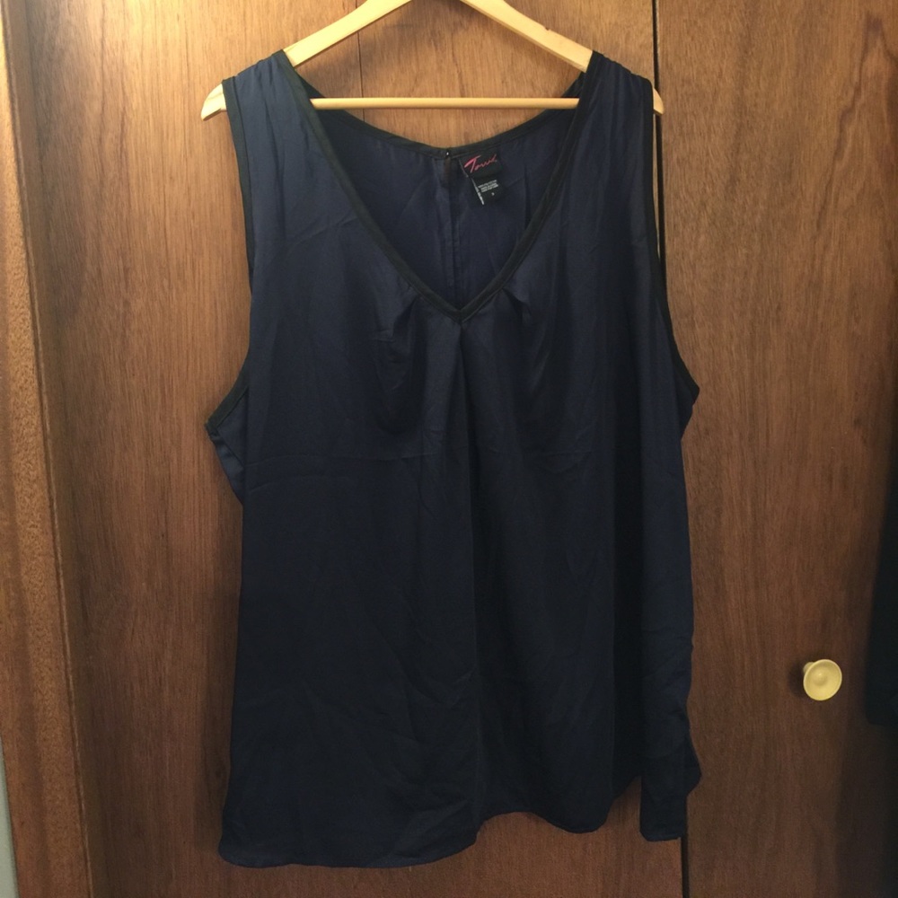 Dark blue top