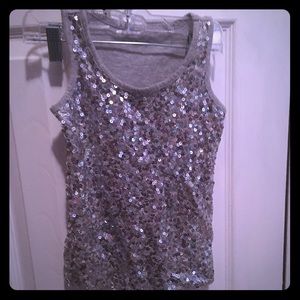 Cherokee girls sequin tank size 4/5T xs