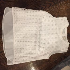 J. CREW EYELET TANK TOP