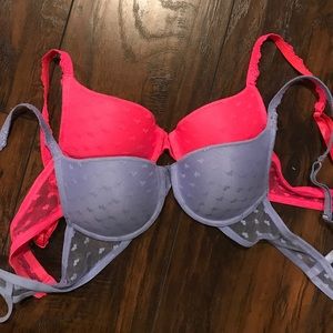 lacy heart bra 2-pack