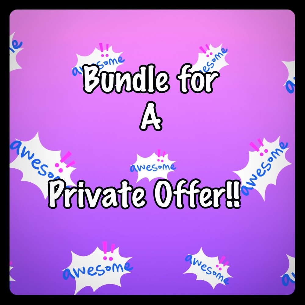 You want it and I want you to have it!