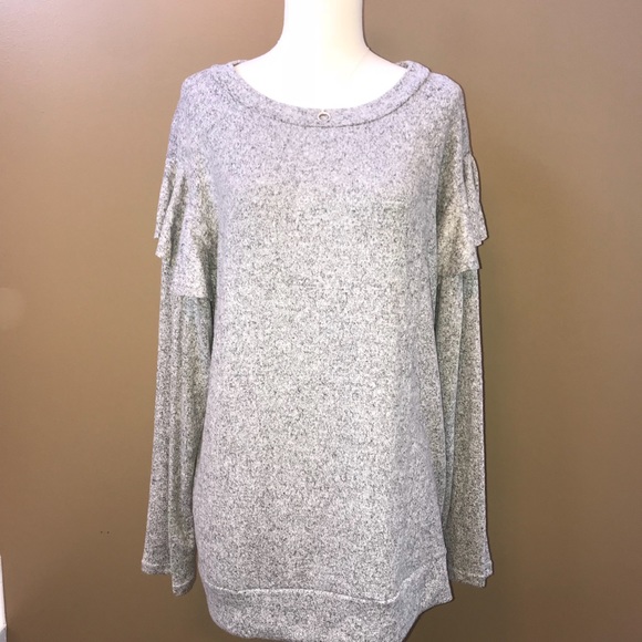 Last 1! 🌟Softest Ruffle Sleeve Jersey Top - Picture 2 of 3