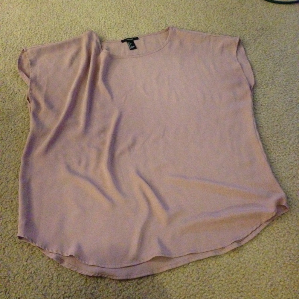 Forever21 Dolman sleeve chiffon top size large