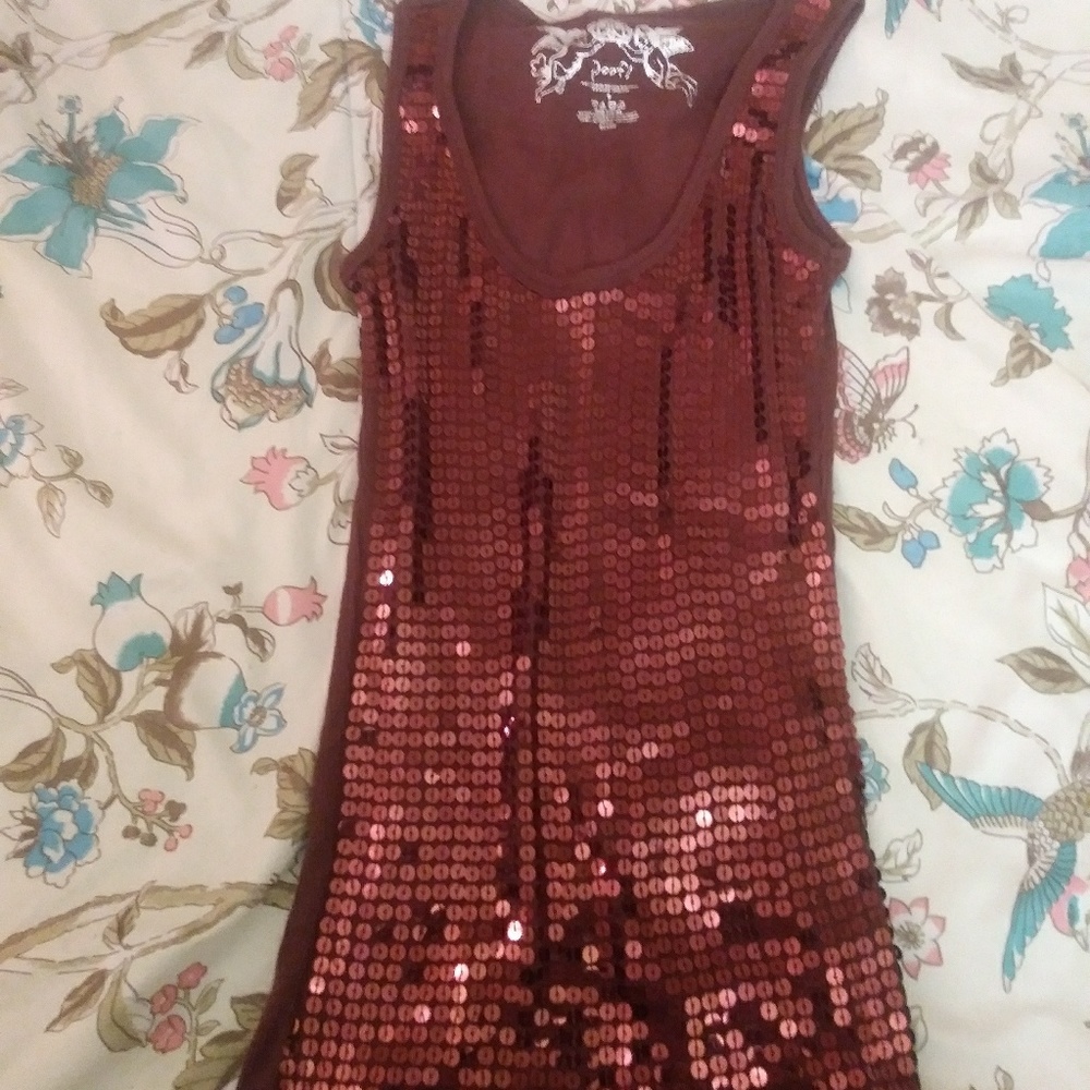 Womans size small glitter top