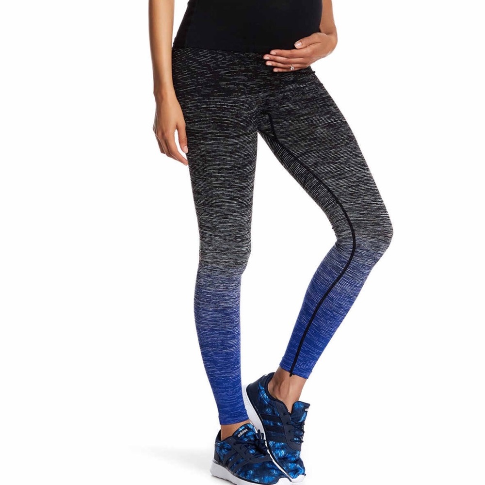 Electric Yoga faded maternity leggings