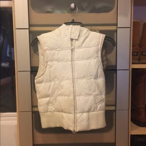 Cream Puffy Vest