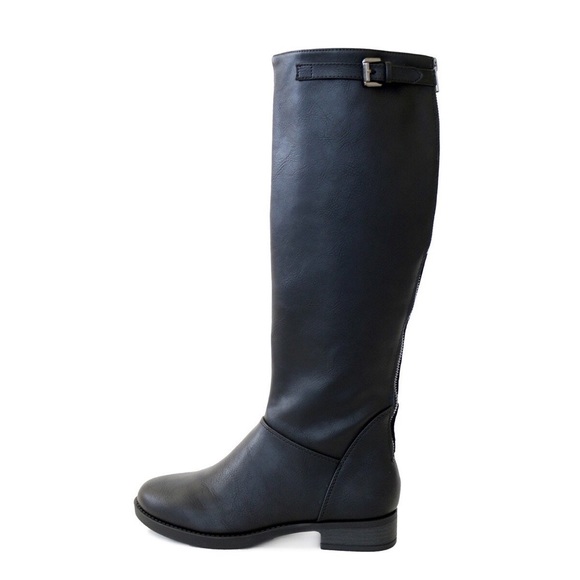 pace-black knee high riding boots - Picture 4 of 7