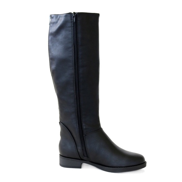 pace-black knee high riding boots - Picture 6 of 7