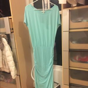 Baby Blue Bodycon Maxi Dress