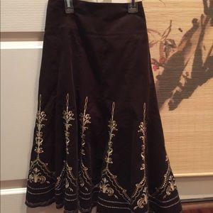 Skirt from Ann Taylor ~ Corduroy in dark brown