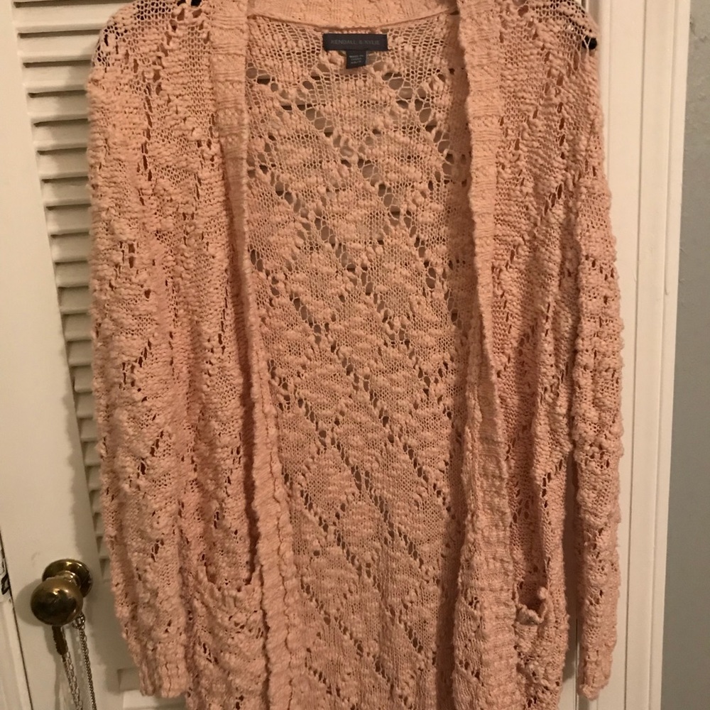 Oversized Peach cardigan