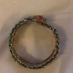 Vintage Betsey Johnson serpent bracelet