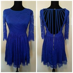 Gianni Bini blue lace dress Gianni Bini blue lace dress