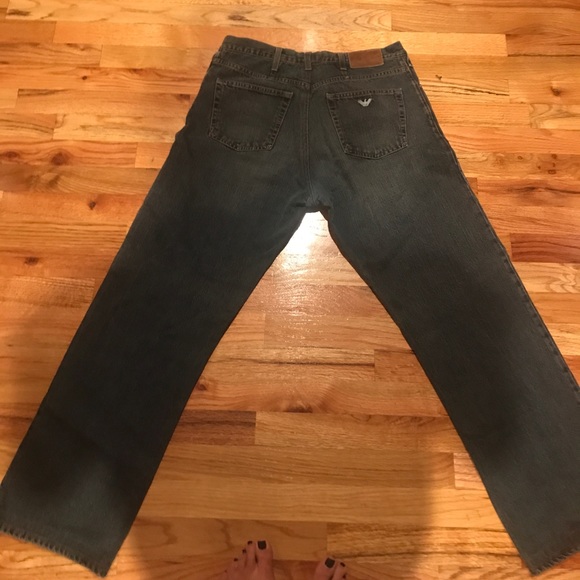 Men's Armani Exhange Denim Jeans - Picture 2 of 4