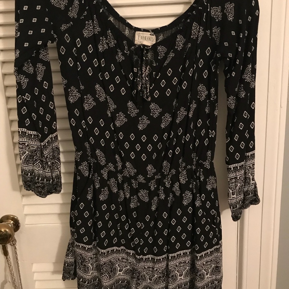 Off-the-shoulder LA Hearts romper