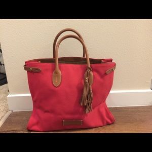 Red Ralph Lauren Tote Bag