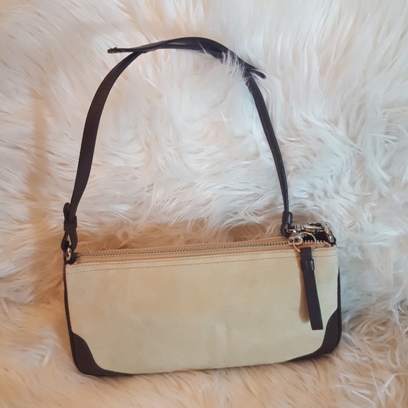 Coach Suede Leather Small Bag NWOT - Picture 3 of 5