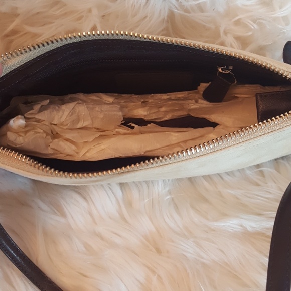 Coach Suede Leather Small Bag NWOT - Picture 4 of 5