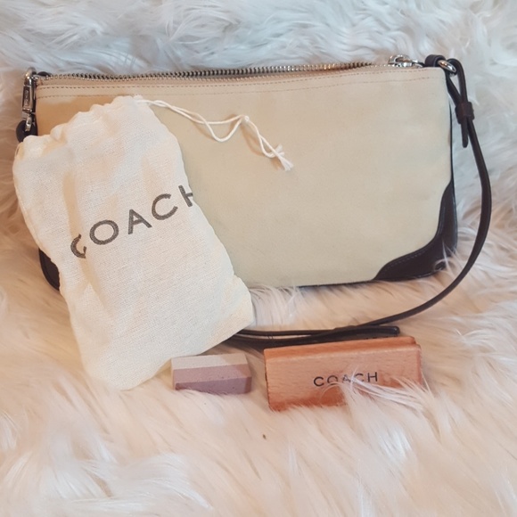 Coach Suede Leather Small Bag NWOT - Picture 5 of 5