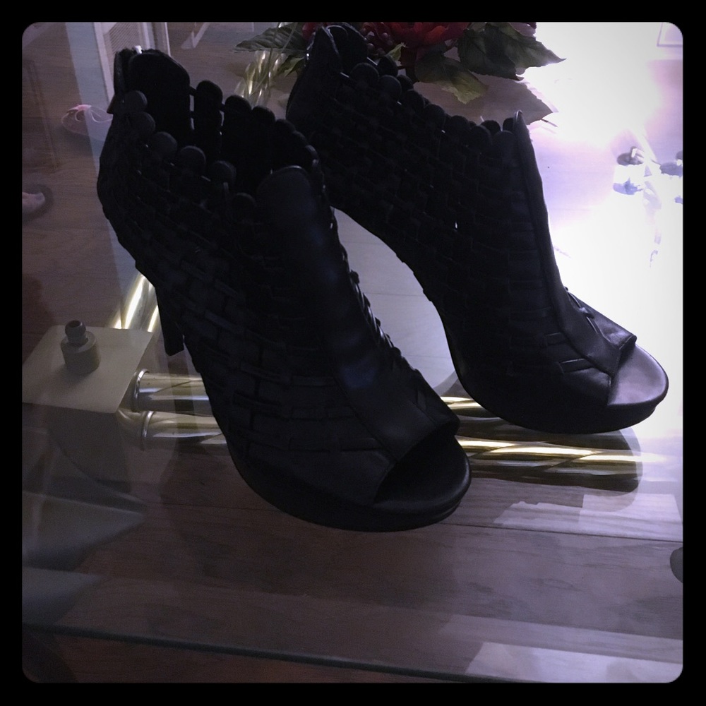 Black high heels
