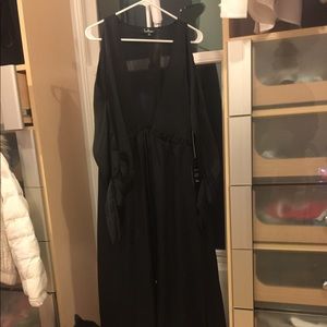 Flowy Black Maxi Dress