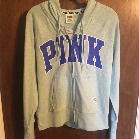 NWT Victoria's Secret pink hoodie large - Picture 1 of 4