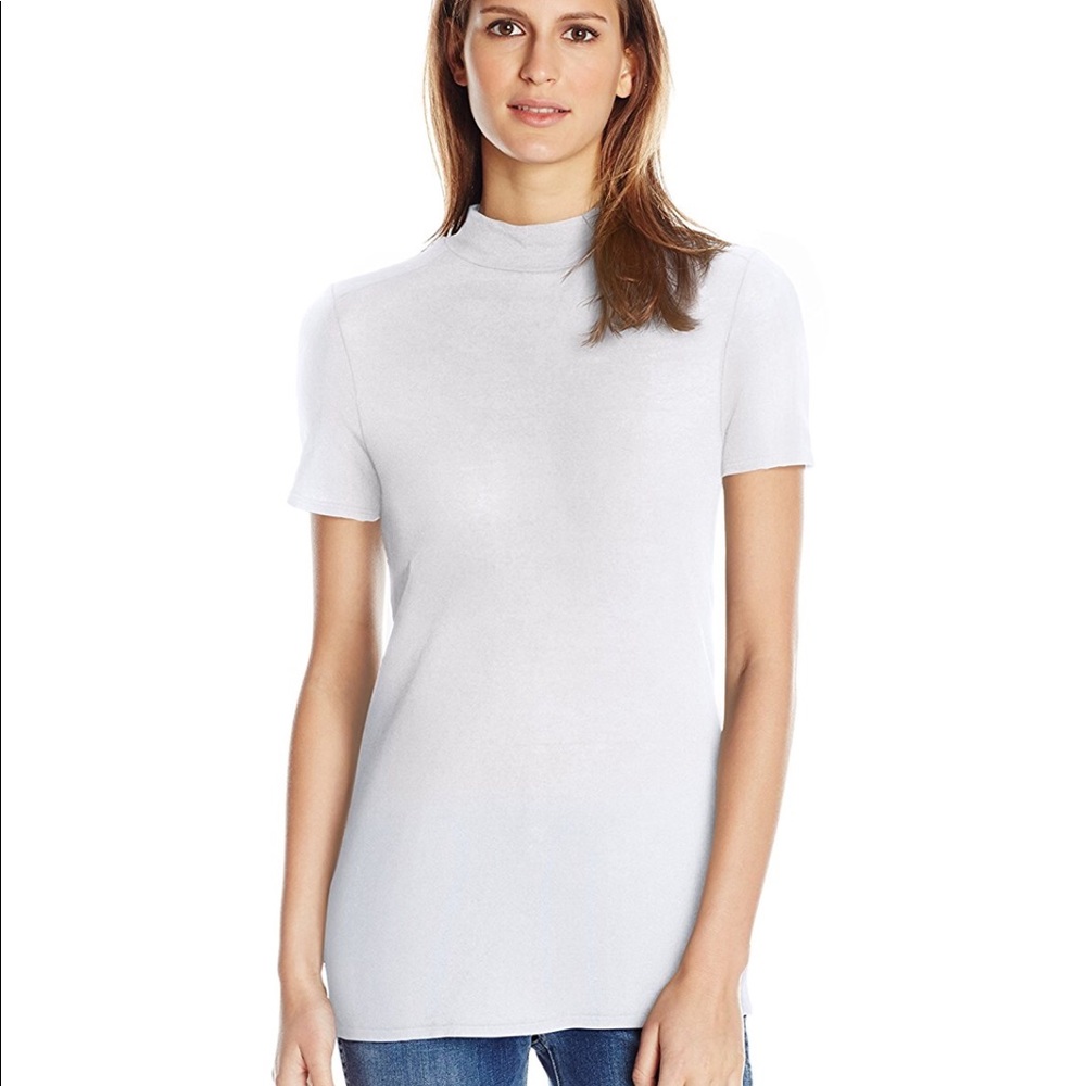 Anthro Stateside Mock Neck Shirt