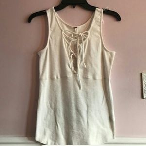 Free People lace up top