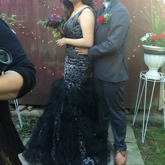 ONE OF A KIND PROM DRESS FROM FRANCE - Picture 1 of 8