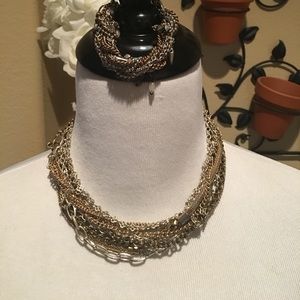 Banana Republic necklace and bracelet set Banana Republic necklace and bracelet set
