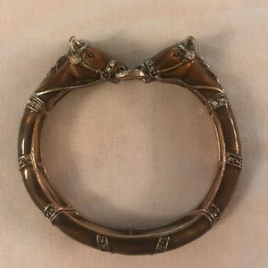 Betsey Enamel Horse Bracelet