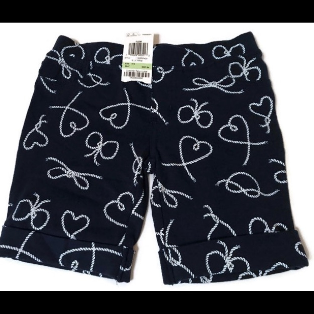 Girls navy shorts