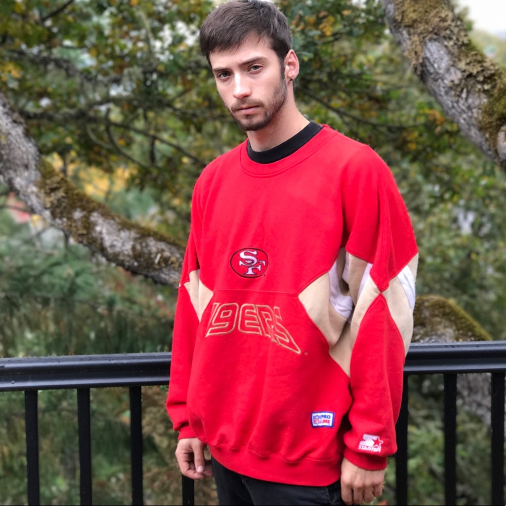 SF 49ers Color Block Pullover
