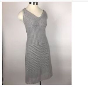 Athleta Dress Gray Knit Crossback Stretch Athleta Dress Gray Knit Crossback Stretch