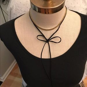 Beautiful Choker with velvet tie