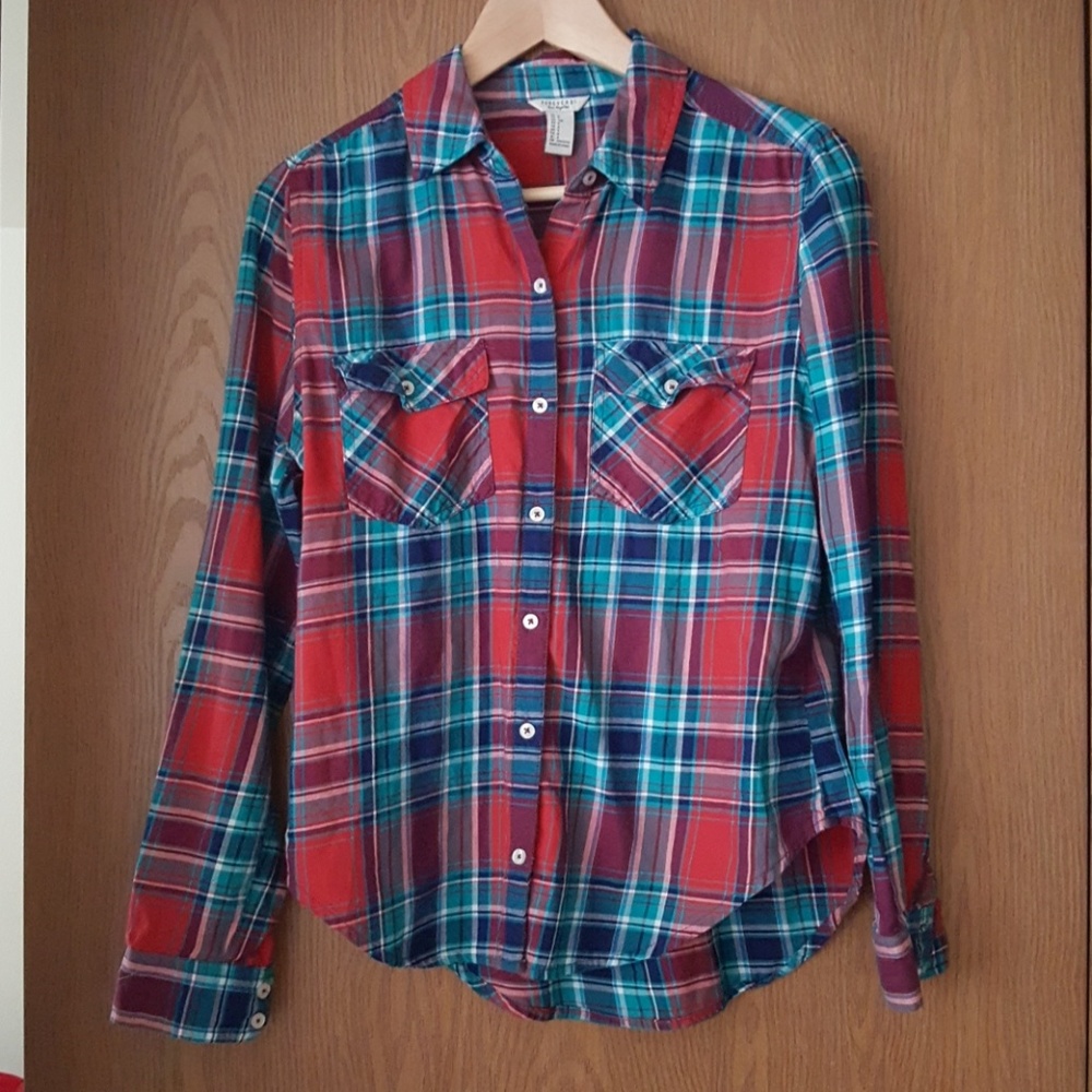 Forever 21 Plaid Shirt Sz: S(Small)