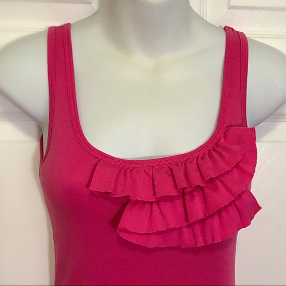 [Lilla P] Pink Ruffle Tank - Picture 3 of 5