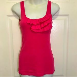 [Lilla P] Pink Ruffle Tank