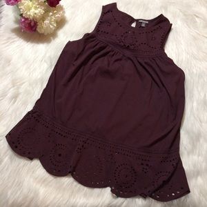 Charlotte Russe Scalloped blouse Charlotte Russe Scalloped blouse