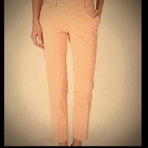 Anthropologie Paperboy OrangeWhite Seersucker Pant Anthropologie Paperboy OrangeWhite Seersucker Pant