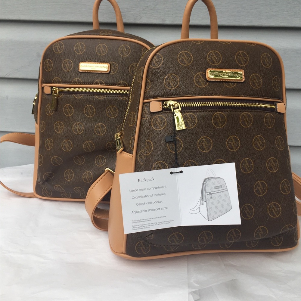 Adrienne Vittadini signature women's Backpack$190 - Picture 4 of 4