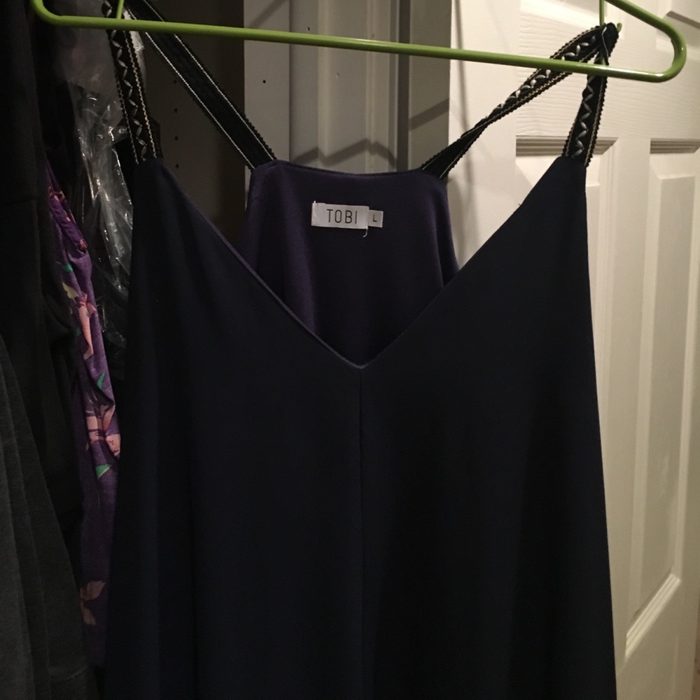 Navy blue dress! WORN ONCE