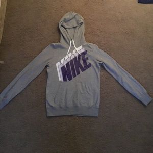 Warm fuzzy grey Nike sweatshirt