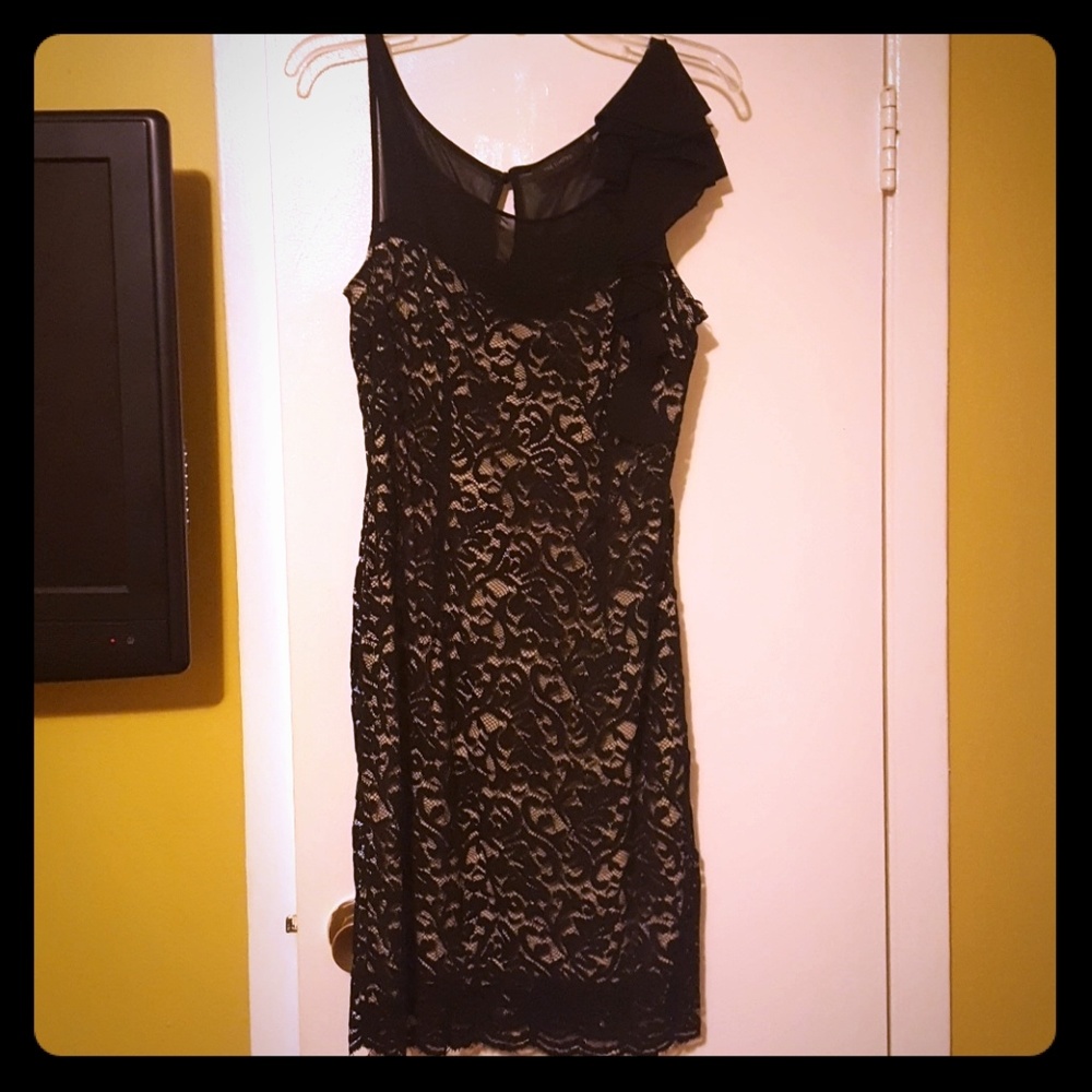 Black lace dress by limited