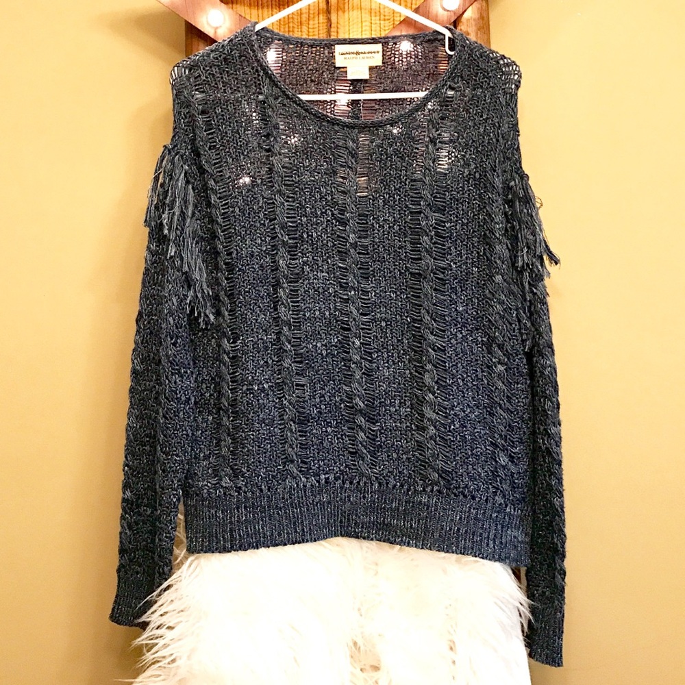 ❤️DENIM & SUPPLY RALPH LAUREN FRINGE SWEATER❤️