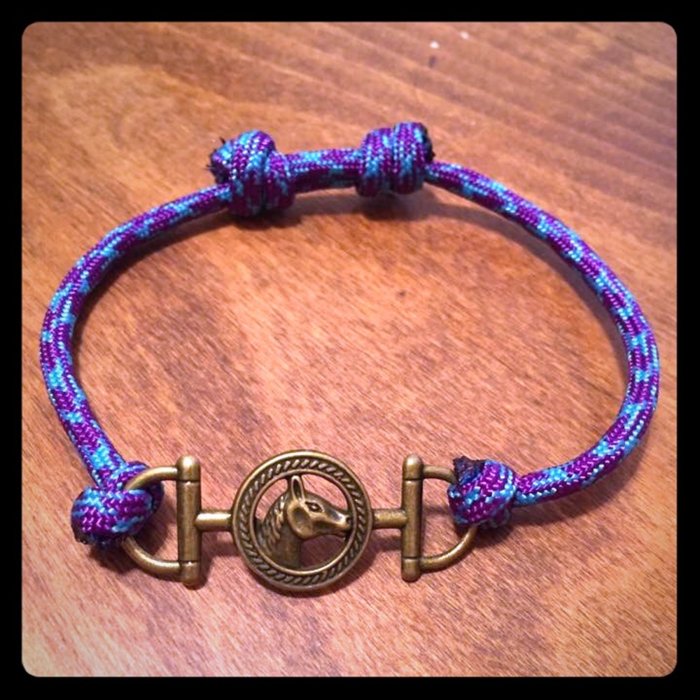 Fun! Colorful! Adjustable Horse Bit Bracelet