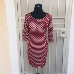Max Studio Fitted Textured Dress EUC ❤️